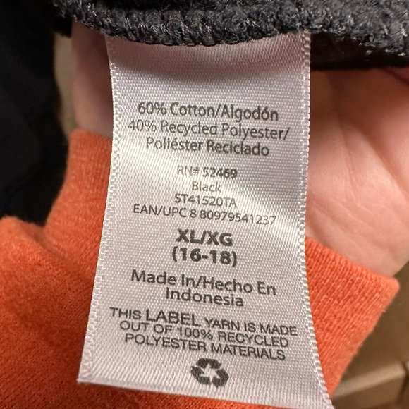 Iowa Hawkeyes Handmade Patch Sweatshirt Size XL Black Yellow - Picture 6 of 7